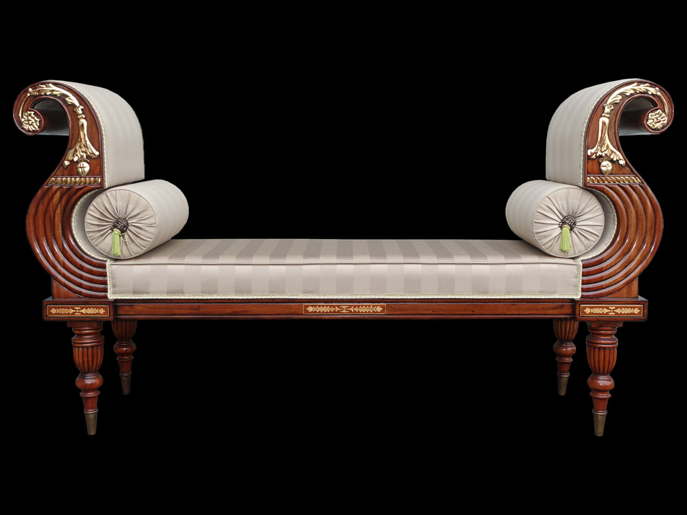 リージェンシー・ベンチ LARGE 布:Pietro 03 BEIGE リージェンシー・ベンチ LARGE 布:Pietro 03 BEIGE