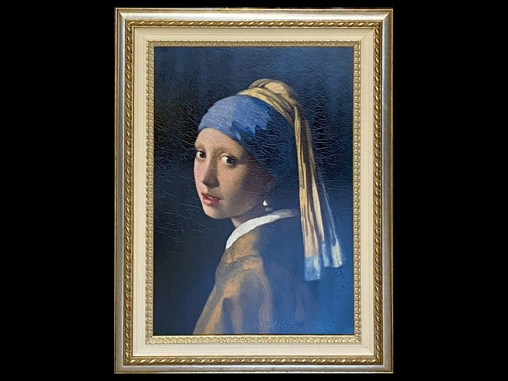 世界の名画 複製画 『真珠の耳飾りの少女』ヨハネス・フェルメール 世界の名画 複製画 『真珠の耳飾りの少女』ヨハネス・フェルメール