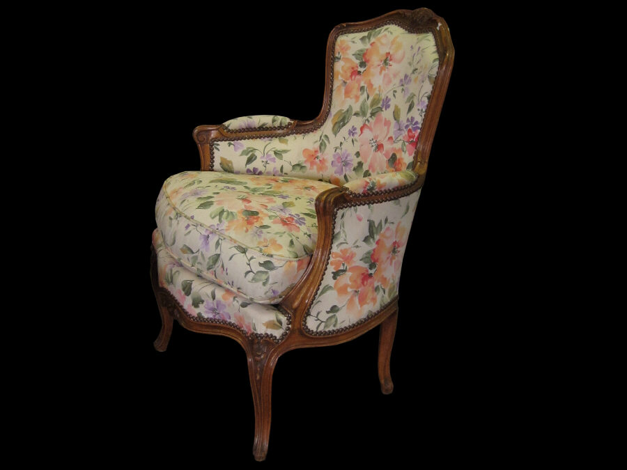 フランスアンティーク ルイ15世様式 ベルジェール 1930年頃 フランスアンティーク ルイ15世様式 ベルジェール 1930年頃