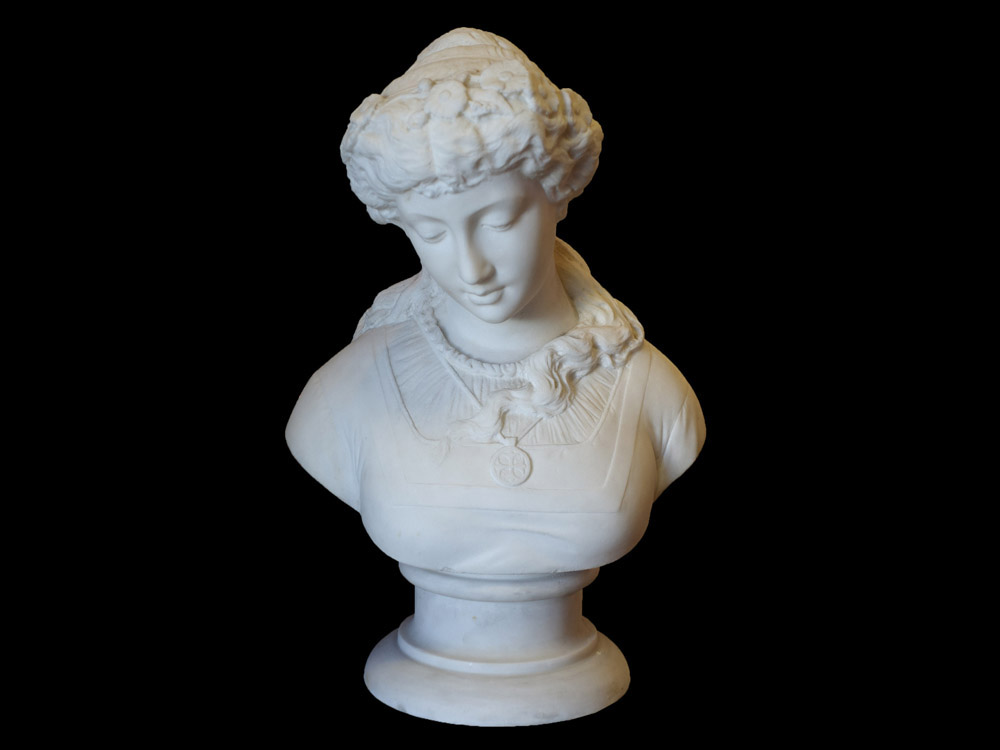 アンティーク 大理石 女性像 アンティーク 大理石 女性像