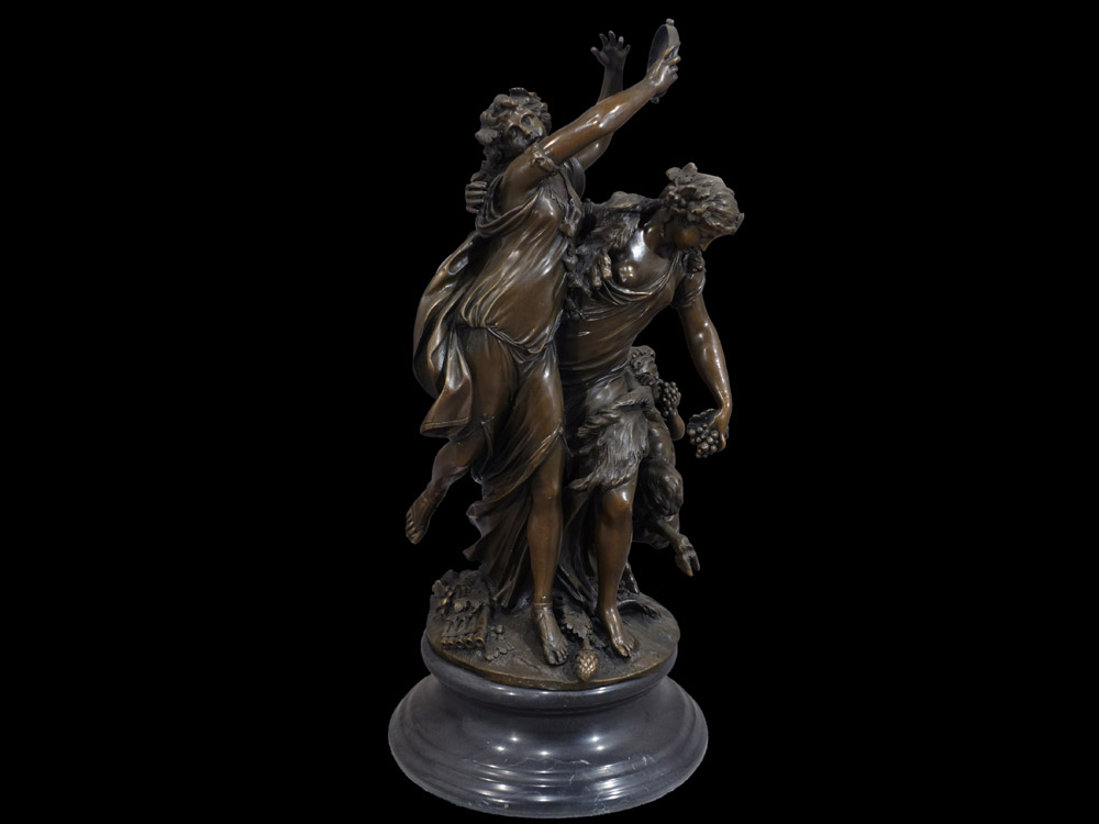 リプロ ブロンズ像 『バッカンテ』クロード・ミシェル・クロディオン リプロ ブロンズ像 『バッカンテ』クロード・ミシェル・クロディオン